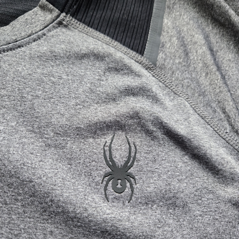 Spyder Gray and Black Long Sleeve Shirt - Picture 2 of 5